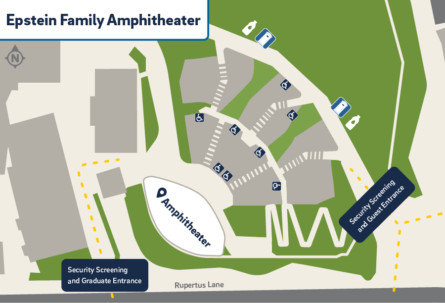 Site Map for Epstein Family Amphitheater